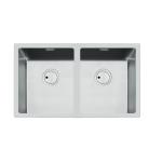 Foster S4001 R12 2V34 Inox Ft - 3352050 Sink  1 vasca: 800 x 400, Piletta Space 3½, 2 vasche | Built-in