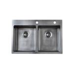 Foster Ke 2V.34X40 Tpr Ft Vintage - 2269080 Sink  1 vasca: 500 x 400, Piletta automatica 3½, Possibilità di fori aggiuntivi | Built-in