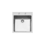 Foster Vasca Ke 45X40 Tpr Ft Br Inox - 2264050 Sink  1 vasca: 500 x 400, Piletta automatica 3½, Possibilità di fori aggiuntivi