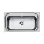 Foster Monovasca S1000 Tpr 73X35 Luc.Br - 1180150 Sink  1 vasca: 726 x 350, Piletta 3½, Possibilità di fori aggiuntivi