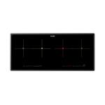 Foster P.Vtc Induz.4P Lin.Bridge S4000Blk* - 7334245 Plaque à induction Encastré | Classe énergétique A++ | 4 zones avec fonction Bridge, verre noir, commandes tactiles