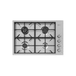 Foster Piano Milano 4F Ft Inox - 7637000 Placa de gas Encastrado | Acero inoxidable AISI 304 satinado, Dimensiones 1056x560, Parrillas de hierro fundido, coprispartifiamma smaltati