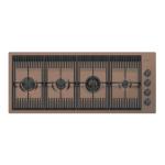 Foster Piano Milanello 4F Ft Copper Bronze - 7681008 Hob