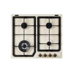 De'Longhi AVF46PRO Hob Built-in | Class 60 | avena, 4 fuochi (1 TC), griglie ghisa