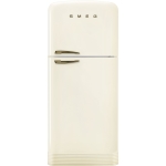 Smeg FAB50RCRB5 Réfrigérateur-congélateur | Pose libre | Classe énergétique D | Réfrigérateur à deux portes, No Frost, finition crème