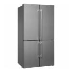 Smeg FQ60XF Réfrigérateur-congélateur | Pose libre | Classe énergétique F | Installation libre, Porte-fenêtre, acier inoxydable