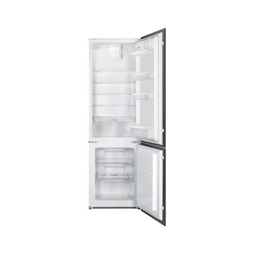 Smeg C41721F Réfrigérateur-congélateur | Encastré | Classe énergétique F | refroidissement par ventilation, écran LED, Compartiment congélateur
