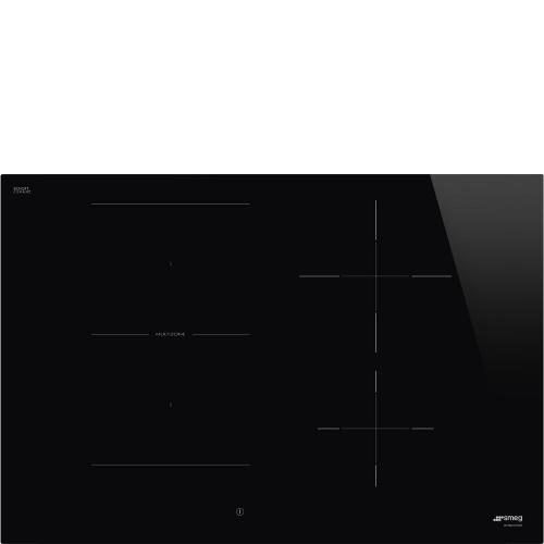 Smeg SI1M4744D Induktionskochfeld | Einbauversion | Schwarz, Einbauversion, 75 cm