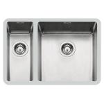 Foster Ke V40Dx+V18Sx Tpr S/Top - 2202851 Sink Overlapping | Stainless steel AISI 304 brushed, Drain 3½, Stainless steel, Brushed finish