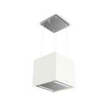 Faber SOFT CUBE BIANCO KOS - 345.0607.586 Campana extractora Suspendida | Clase energética A | Acabado blanco mate, diseño cúbico, LED