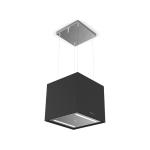 Faber SOFT CUBE NERO INGO - 345.0607.590 Campana extractora Suspendida | Clase energética A | Acabado negro, LED, controles táctiles, capacidad máx. 700 m³/h
