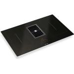 Faber GALILEO SMART BK GLASS A830 - 340.0577.694 Induction hob with integrated extractor hood Built-in | Class A | Black glass hob, 4 zones, integrated hood, 700 m³/h