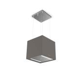 Faber SOFT CUBE GRIGIO LONDON - 345.0607.589 Campana extractora Suspendida | Clase energética A | Acabado gris mate, Caudal máx 700 m³/h, Iluminación LED