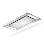 Faber HEAVEN GLASS 2.0 WH 90 RB - 110.0360.434 Campana extractora De techo | Clase energética B | Campana empotrada, Caudal 650 m³/h, Modelo Heaven Glass 2.0