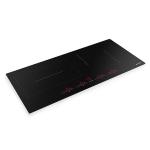 Faber FCH SLIM 94 BK BT - 108.0604.942 Plaque à induction Encastrable | Verre noir, 4 zones, commandes Slider Touch 9 niveaux