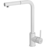 Elleci Mix Trail Plus Bianco Antico 68 - 6AMGKTRP68 Grifo monocomando Fregadero | Acabado acero, Caño giratorio, Cartucho cerámico