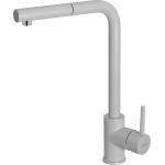 Elleci Mix Trail Plus Aluminium 79 - 6AMMKTRP79 Grifo monocomando Fregadero | Acabado Titanium, Caño orientable, Cartucho cerámico