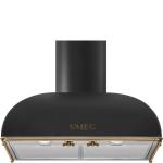 Smeg KS59AOE2 Campana extractora Encastrado | Clase energética A | 90 cm, diseño antracita, controles electrónicos
