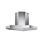 Foster Angolo Pitagora Cl A Inox - 2439003 Hotte Angle | Classe énergétique A | 4 vitesses de réglage, Cheminée télescopique, Éclairage LED 2 x 1,2W, Débit maximum 557 m³/h