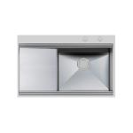 Foster Milanello 1Vdx+G Ft C/Br - 1040051 Sink  1 vasca: 430 x 374, Piletta automatica Space Push (PP) 3 ½, Possibilità di fori aggiuntivi | Built-in