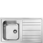 Smeg LPR861 Sink Built-in | Stainless steel, 1 basin, Drainer integrated