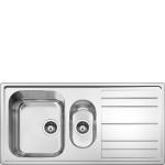 Smeg LPR102 Sink Built-in | 2 basins, Stainless steel, Too much full integrated