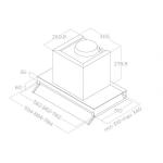 Cooker Hood elica BOXIN LX/BL MAT/A/60