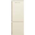 Smeg FA8005RPO5 Kühl-gefrierkombination | Freistehend | Energieklasse E | Koloniale Ästhetik, Gesamtfassungsvermögen 481 L, No Frost, cremefarbig