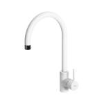 Elleci Mix Cloud White 96 - 6AMKKCLO96 Grifo monocomando Fregadero | Acabado white, Caño giratorio, Cartucho cerámico