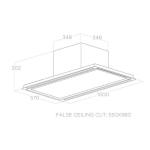 Cooker Hood elica HILIGHT-X H30 WH/A/100