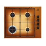 Electrolux KGS6404T Marrón Integrado 59.5 cm Encimera de gas 4 zona(s)
