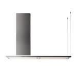 Falmec Lumen Is.175 Nrs (Sx) P.E. C0001 Neutro Inox 220-240V - 50-60Hz T80 S/Filtro Campana extractora Isla | Clase energética B | Iluminación LED, acabado inox, tecnología NRS, diseño rectangular