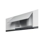 Falmec Virgola Nrs Touch 90 Eu Acciaio T80 S/Filtro Campana extractora Isla | Clase energética A | Control táctil, 3 velocidades, Diseño en acero inoxidable
