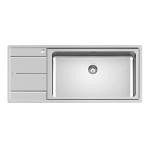 Foster Evo 1Vdx71+Sc B8 116 - 3216051 Sink  1 vasca: 730 x 400, Piletta 3½, Possibilità di fori aggiuntivi | Built-in