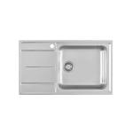 Foster Evo 1Vdx45+Sc B8 86 - 3218001 Sink  1 vasca: 450 x 400, Piletta 3½, Possibilità di fori aggiuntivi | Over-top