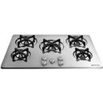 Smeg P755X Plaque de cuisson | Intégré | Aluminium, À encastrer, Gaz