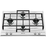 Smeg P1640X Placa de cocción | Nevera de vino termoeléctrico | Blanco, Para empotrar, Gas