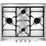 Smeg SE264SGH3 Placa de cocción | Nevera de vino termoeléctrico | Plata, Para empotrar, Gas