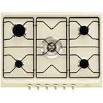 Smeg SRV876P-9 Kochfeld | Einbauversion | Creme, Einbauversion, Gas
