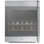 Smeg CVI38XS Vinoteca | Nevera de vino termoeléctrico | Para empotrar, 38 botella/botellas, luz interior