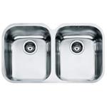 Franke AMX 120 3 1/2" WWK ND Satin bowls - 122.0021.446 Sink Undermount