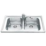 Smeg SP862 Sink Built-in | Single basin, Stainless steel, Too much full integrated