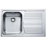 Franke LLX 611 3 1/2" WWK RHD FRL TH WOF - 101.0085.772 Sink Built-in | Single bowl, Right drainer, Stainless steel