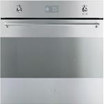 Smeg SFP390X Backofen | Einbauversion | Energieklasse B | Medien, Elektroofen, 70 L
