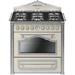 Smeg CC9GPX Cocina | Cocina independiente | Clase energética A | Cocina, crema, Plata