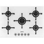 Smeg PV175B Kochfeld | Einbauversion | Weiß, Einbauversion, Gas