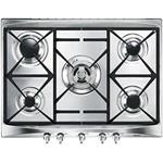 Smeg SR275XGH Plaque de cuisson | Intégré | acier inoxydable, À encastrer, Gaz