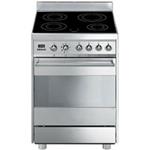 Smeg C6IMXI8 Cocina | Cocina independiente | Clase energética A | Cocina, acero inoxidable, Pomo