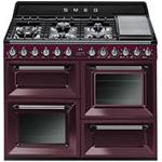 Smeg TR4110RWF Cocina | Cocina independiente | Clase energética A | Cocina, burdeos, Pomo