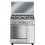 Smeg CX81MT Cocina | Cocina independiente | Clase energética B | Cocina, acero inoxidable, Pomo